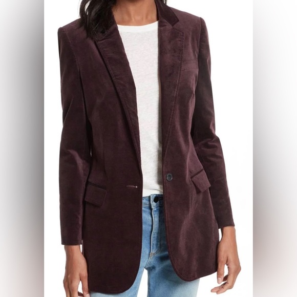 Rebecca Minkoff Marilee Velvet Jacket - Picture 1 of 5